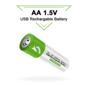 USB oplaadbare batterij - Type AA - 2600 mWh - 4 stuks