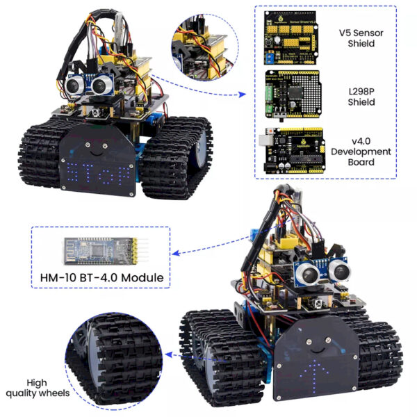 Mini Tank (KS0428) voor Arduino - Afbeelding 4